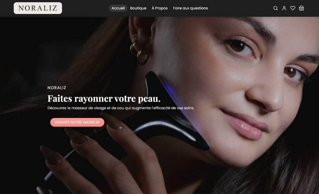 Aperçu de la boutique prête à vendre